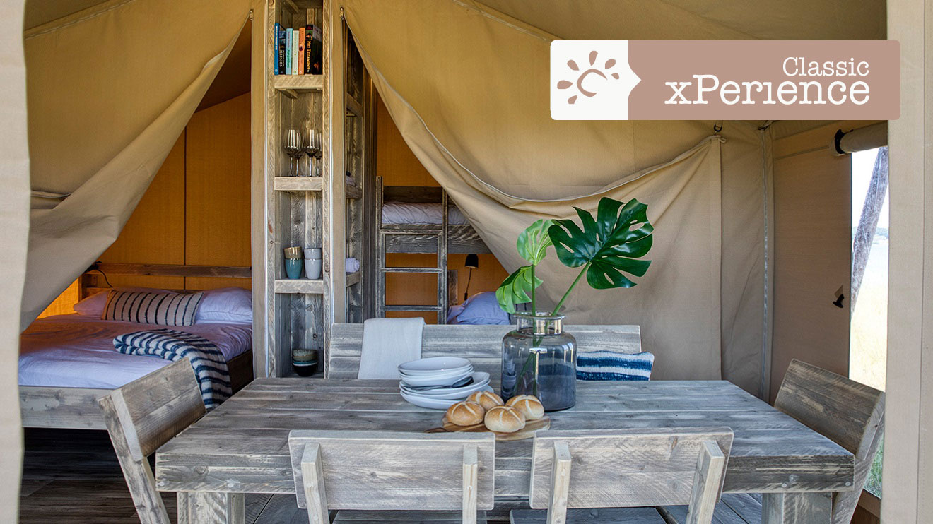 Comet Safari Tent bedroom